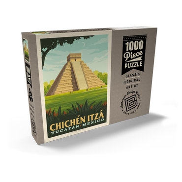 Darstellung des Puzzle Motivs Mexico: Chichén Itzá 1000 Puzzle Schachtel Ansicht2