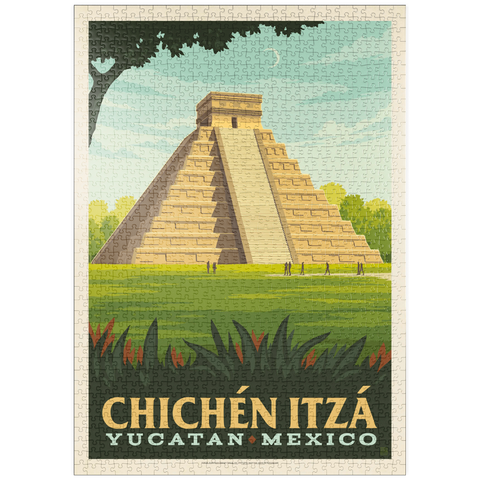 Darstellung des Puzzle Motivs Mexico: Chichén Itzá puzzleplate Mexico: Chichén Itzá 1000 Puzzle