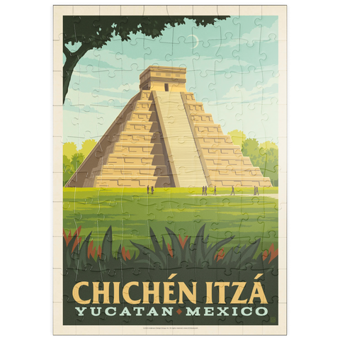 Darstellung des Puzzle Motivs Mexico: Chichén Itzá puzzleplate Mexico: Chichén Itzá 100 Puzzle