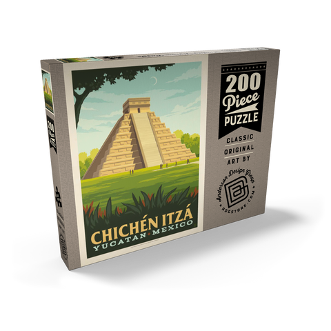 Darstellung des Puzzle Motivs Mexico: Chichén Itzá Mexico: Chichén Itzá 200 Puzzle Schachtel Ansicht2