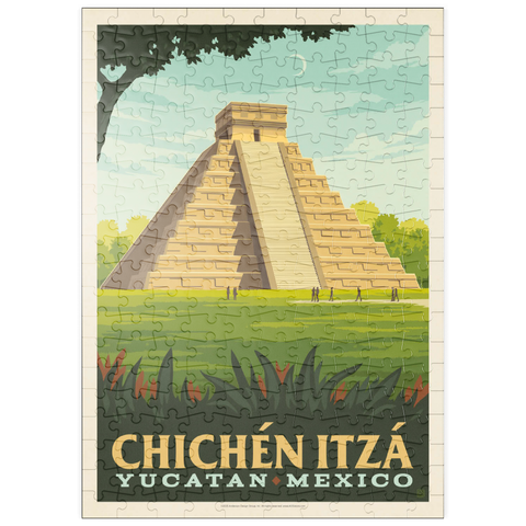 Darstellung des Puzzle Motivs Mexico: Chichén Itzá puzzleplate Mexico: Chichén Itzá 200 Puzzle