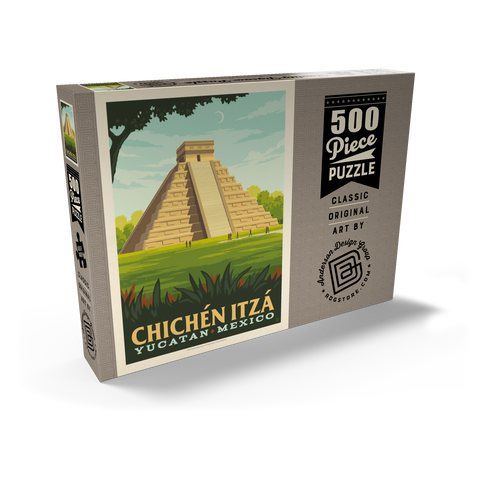 Darstellung des Puzzle Motivs Mexico: Chichén Itzá Mexico: Chichén Itzá 500 Puzzle Schachtel Ansicht2