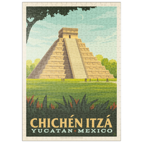 Darstellung des Puzzle Motivs Mexico: Chichén Itzá - Puzzleteile: 500