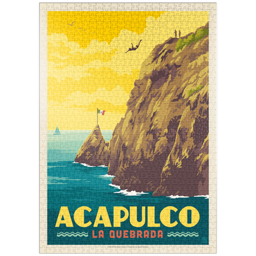 Darstellung des Puzzle Motivs puzzleplate Mexico: Acapulco, La Quebrada 1000 Puzzle