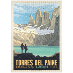 Darstellung des Puzzle-Motivs Chile: Torres del Paine National Park (Patagonia) – Puzzleteile: 1000