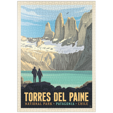 Darstellung des Puzzle Motivs puzzleplate Chile: Torres del Paine National Park (Patagonia) 1000 Puzzle