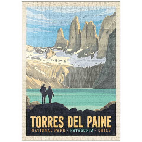 Darstellung des Puzzle Motivs Chile: Torres del Paine National Park (Patagonia) puzzleplate Chile: Torres del Paine National Park (Patagonia) 1000 Puzzle