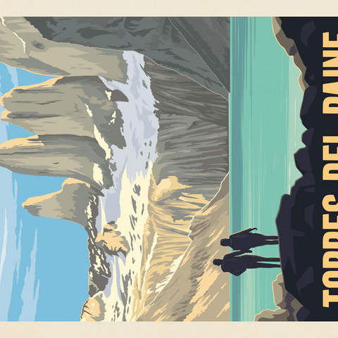 Darstellung des Puzzle Motivs Chile: Torres del Paine National Park (Patagonia) Chile: Torres del Paine National Park (Patagonia) 1000 Puzzle 3D Modell