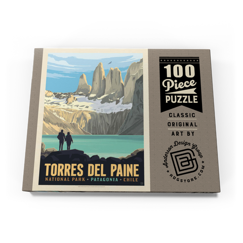 Darstellung des Puzzle Motivs Chile: Torres del Paine National Park (Patagonia) Chile: Torres del Paine National Park (Patagonia) 100 Puzzle Schachtel Ansicht3