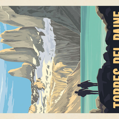 Darstellung des Puzzle Motivs Chile: Torres del Paine National Park (Patagonia) Chile: Torres del Paine National Park (Patagonia) 100 Puzzle 3D Modell