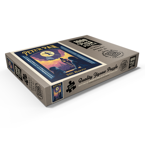 Darstellung des Puzzle Motivs Peter Pan: J.M. Barrie Peter Pan: J.M. Barrie 1000 Puzzle Schachtel Ansicht1