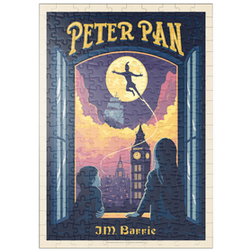 Darstellung des Puzzle Motivs Peter Pan: J.M. Barrie - Puzzleteile: 200