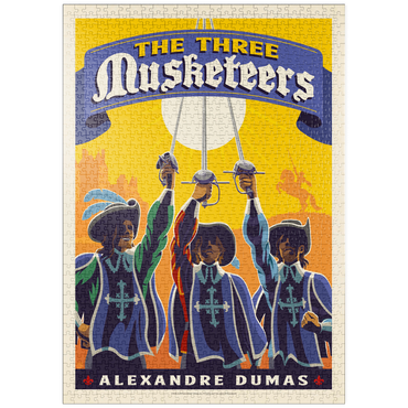 Darstellung des Puzzle Motivs puzzleplate The Three Musketeers: Alexandre Dumas 1000 Puzzle