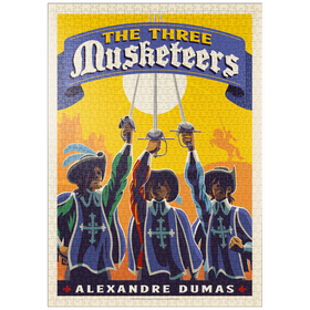 Darstellung des Puzzle Motivs The Three Musketeers: Alexandre Dumas - Puzzleteile: 1000