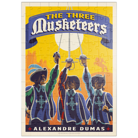 Darstellung des Puzzle Motivs The Three Musketeers: Alexandre Dumas - Puzzleteile: 100