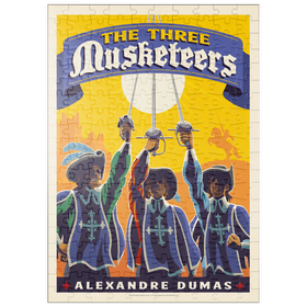 Darstellung des Puzzle-Motivs The Three Musketeers: Alexandre Dumas – Puzzleteile: 200