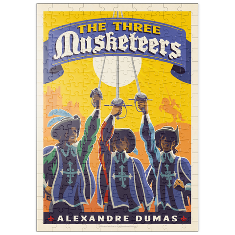Darstellung des Puzzle Motivs The Three Musketeers: Alexandre Dumas puzzleplate The Three Musketeers: Alexandre Dumas 200 Puzzle