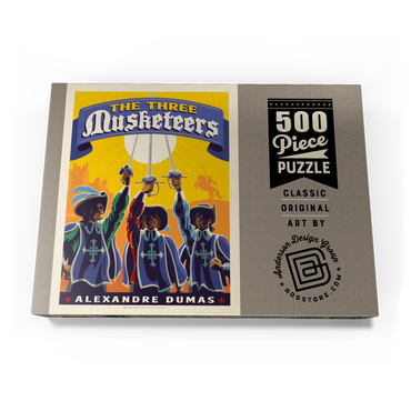 Darstellung des Puzzle Motivs The Three Musketeers: Alexandre Dumas 500 Puzzle Schachtel Ansicht3