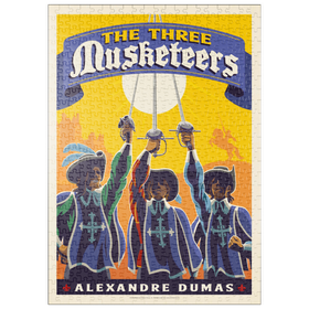 Darstellung des Puzzle Motivs The Three Musketeers: Alexandre Dumas - Puzzleteile: 500