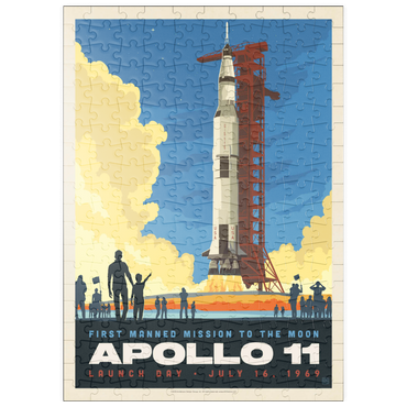 Darstellung des Puzzle Motivs puzzleplate NASA 1969: Apollo 11 Lift-Off 200 Puzzle