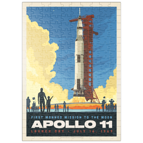 Darstellung des Puzzle Motivs NASA 1969: Apollo 11 Lift-Off puzzleplate NASA 1969: Apollo 11 Lift-Off 200 Puzzle
