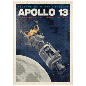 Darstellung des Puzzle Motivs NASA 1970: Apollo 13 - Puzzleteile: 1000