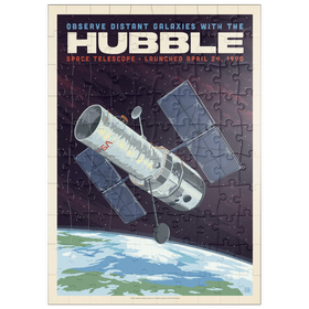 Darstellung des Puzzle Motivs NASA 1990: Hubble Space Telescope - Puzzleteile: 100