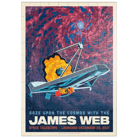 Darstellung des Puzzle Motivs NASA 2021: James Webb Space Telescope - Puzzleteile: 100