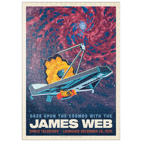 Darstellung des Puzzle Motivs NASA 2021: James Webb Space Telescope - Puzzleteile: 500