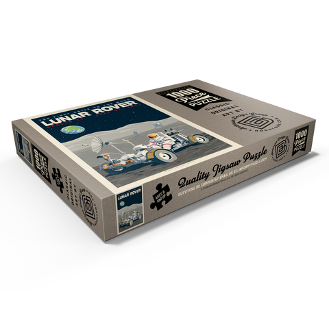 Darstellung des Puzzle Motivs NASA 1971: Apollo 15 Lunar Rover NASA 1971: Apollo 15 Lunar Rover 1000 Puzzle Schachtel Ansicht1