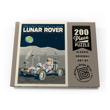 Darstellung des Puzzle Motivs NASA 1971: Apollo 15 Lunar Rover 200 Puzzle Schachtel Ansicht3