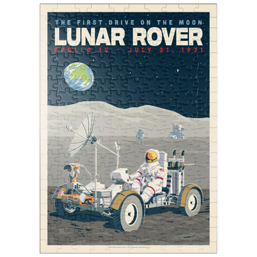 Darstellung des Puzzle Motivs puzzleplate NASA 1971: Apollo 15 Lunar Rover 200 Puzzle