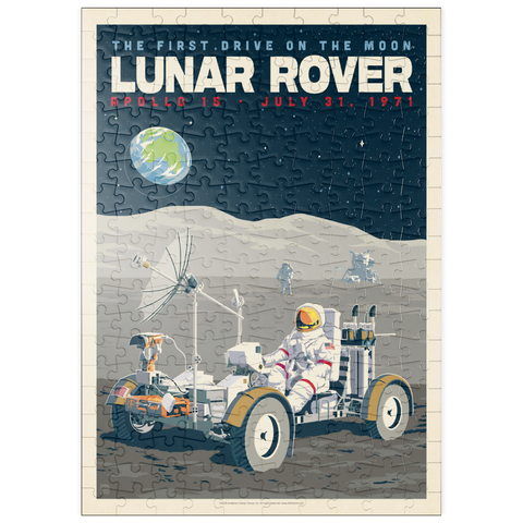 Darstellung des Puzzle Motivs NASA 1971: Apollo 15 Lunar Rover puzzleplate NASA 1971: Apollo 15 Lunar Rover 200 Puzzle