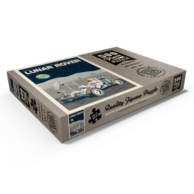 Darstellung des Puzzle Motivs NASA 1971: Apollo 15 Lunar Rover - Puzzleteile: 500