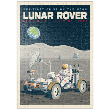 Darstellung des Puzzle Motivs puzzleplate NASA 1971: Apollo 15 Lunar Rover 500 Puzzle