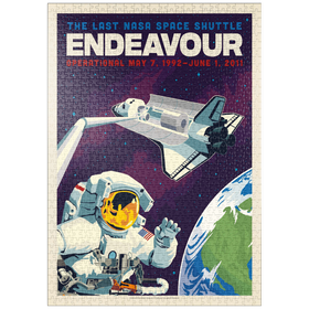 Darstellung des Puzzle Motivs NASA 2011: Space Shuttle Endeavour - Puzzleteile: 1000