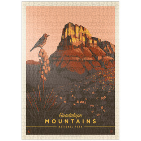 Darstellung des Puzzle-Motivs Guadalupe Mountains National Park: Early Bird – Puzzleteile: 1000