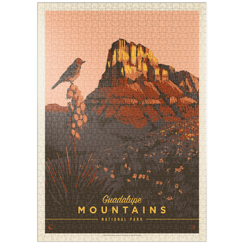 Darstellung des Puzzle Motivs Guadalupe Mountains National Park: Early Bird puzzleplate Guadalupe Mountains National Park: Early Bird 1000 Puzzle