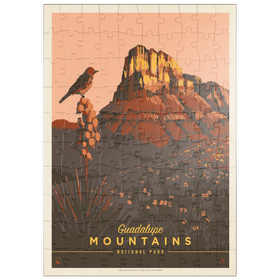 Darstellung des Puzzle Motivs Guadalupe Mountains National Park: Early Bird - Puzzleteile: 100