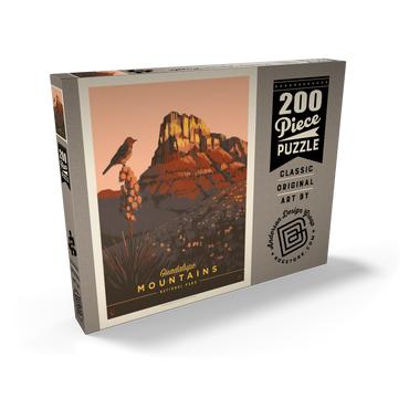 Darstellung des Puzzle Motivs Guadalupe Mountains National Park: Early Bird 200 Puzzle Schachtel Ansicht2