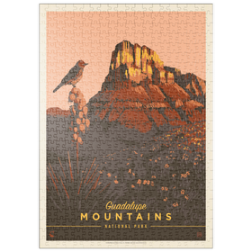 Darstellung des Puzzle Motivs Guadalupe Mountains National Park: Early Bird - Puzzleteile: 500