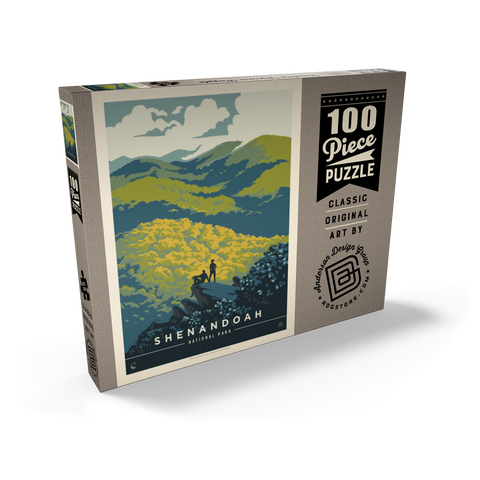 Darstellung des Puzzle Motivs Shenandoah National Park: Blue Ridge Beauty Shenandoah National Park: Blue Ridge Beauty 100 Puzzle Schachtel Ansicht2