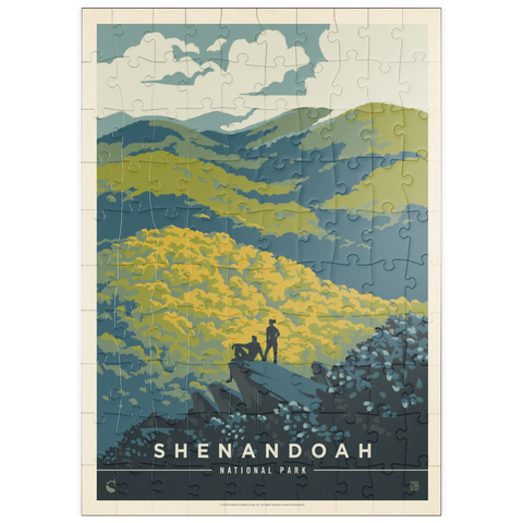 Darstellung des Puzzle Motivs Shenandoah National Park: Blue Ridge Beauty puzzleplate Shenandoah National Park: Blue Ridge Beauty 100 Puzzle