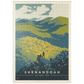 Darstellung des Puzzle Motivs Shenandoah National Park: Blue Ridge Beauty - Puzzleteile: 500
