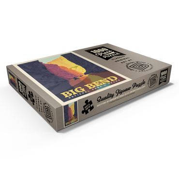 Darstellung des Puzzle Motivs Big Bend National Park: Rio Grande 1000 Puzzle Schachtel Ansicht1