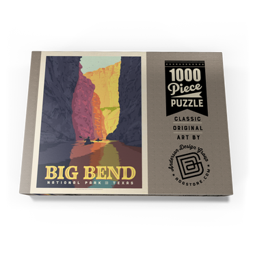 Darstellung des Puzzle Motivs Big Bend National Park: Rio Grande 1000 Puzzle Schachtel Ansicht3