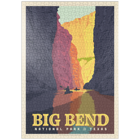 Darstellung des Puzzle-Motivs Big Bend National Park: Rio Grande – Puzzleteile: 1000
