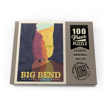 Darstellung des Puzzle Motivs Big Bend National Park: Rio Grande 100 Puzzle Schachtel Ansicht3