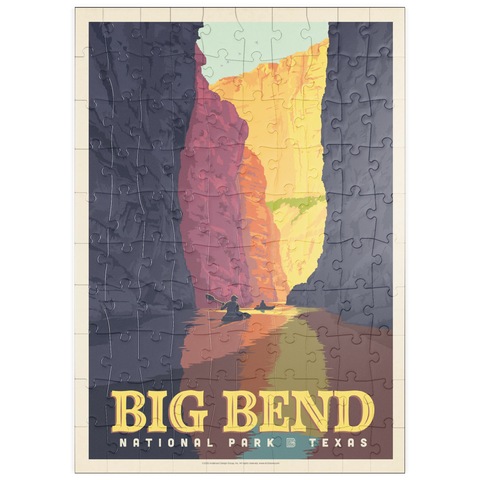Darstellung des Puzzle Motivs Big Bend National Park: Rio Grande puzzleplate Big Bend National Park: Rio Grande 100 Puzzle