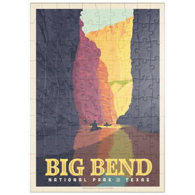 Darstellung des Puzzle Motivs Big Bend National Park: Rio Grande - Puzzleteile: 100